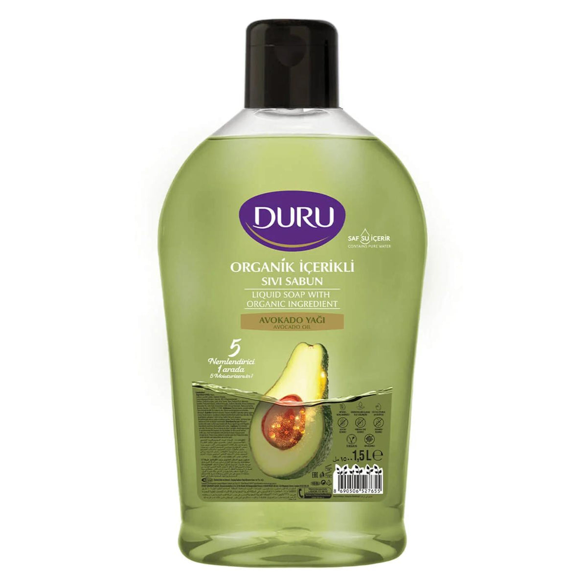 Duru Avocado Liquid Soap Moisturizing Hand Wash 1.5L by Beauty Care Bag