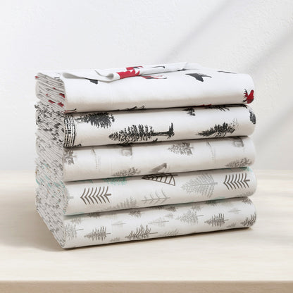 Turkish Cotton Flannel Sheet - Lakeview Collection by Great Bay Home