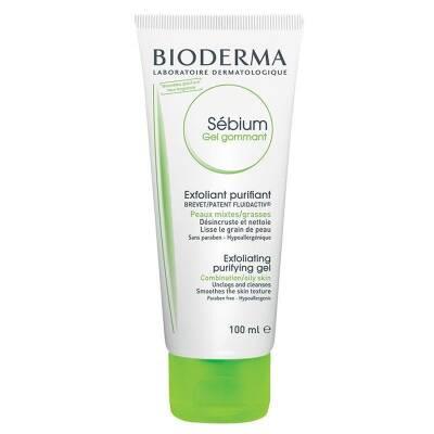 Bioderma Sebium Exfoliating Gel for Oily & Acne-Prone Skin - Dermatologically Tested, Hypoallergenic & Non-Comedogenic - 3.38 fl oz by Beauty Care Bag