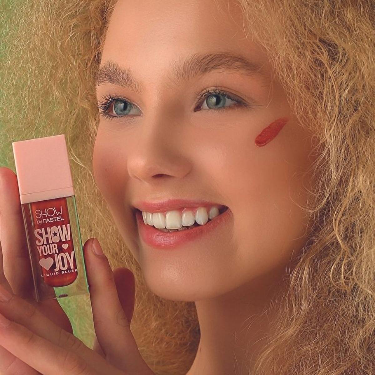 Show By Pastel Show Your Joy Liquid Blush - Natural Dewy Finish, Vegan & Cruelty-Free, Moisturizing, Portable - Gluten & Paraben Free by Beauty Care Bag