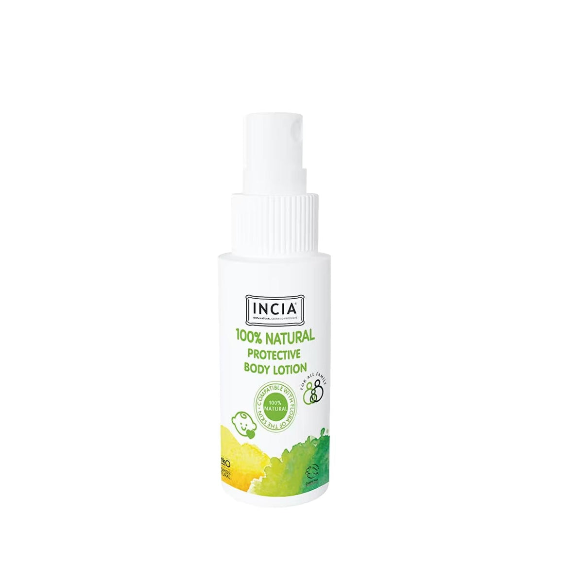 INCIA Natural Baby Body Lotion for Sensitive Skin - 100% Organic Moisturizer 1.69 fl oz by Beauty Care Bag