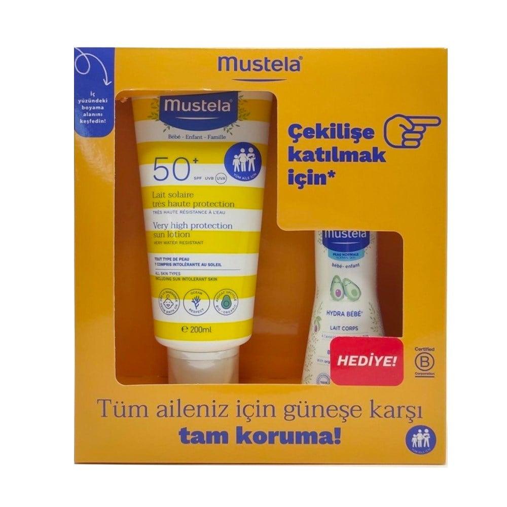 Mustela SPF50+ Sunscreen Lotion for Babies & Adults - Waterproof & Gentle on Sensitive Skin by Beauty Care Bag