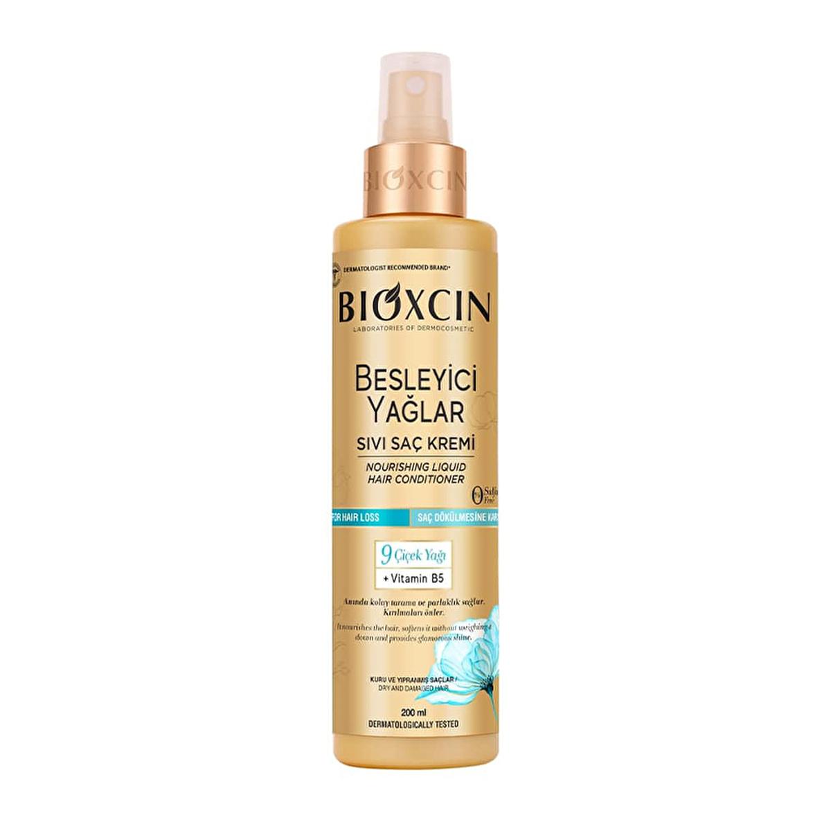 Bioxcin Nourishing Flower Oils Hair Conditioner: Deeply Moisturizes, Repairs Dry & Damaged Hair. Sulfate-Free, Hypoallergenic Formula by Beauty Care Bag
