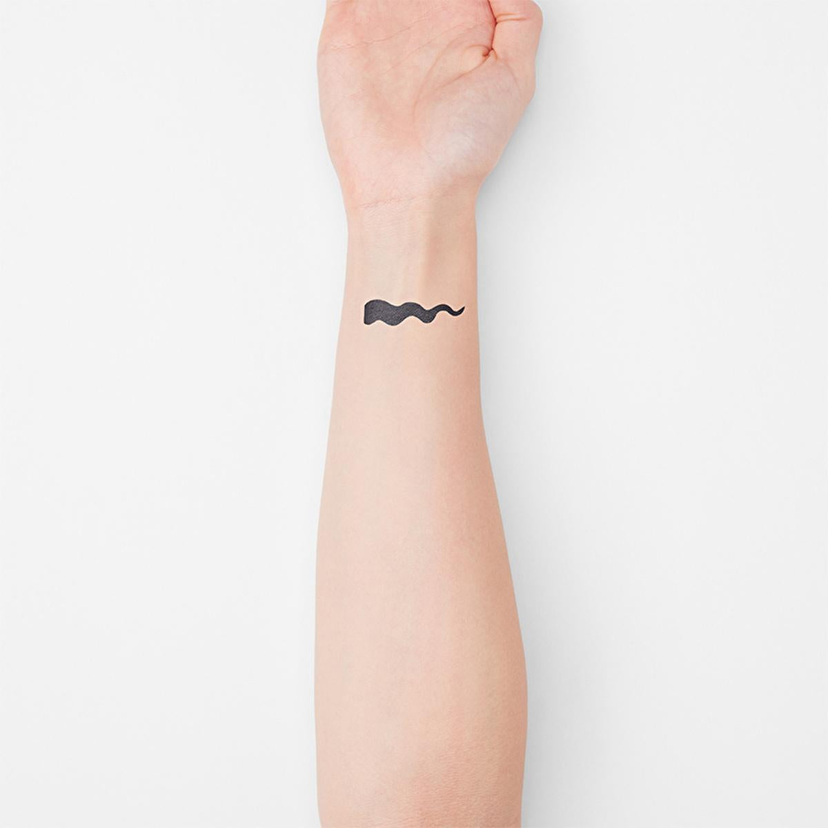 LYKD Ink Liner 100 Black - Matte Black Liquid Eyeliner for Precise, Long-Lasting Eye Makeup by Beauty Care Bag