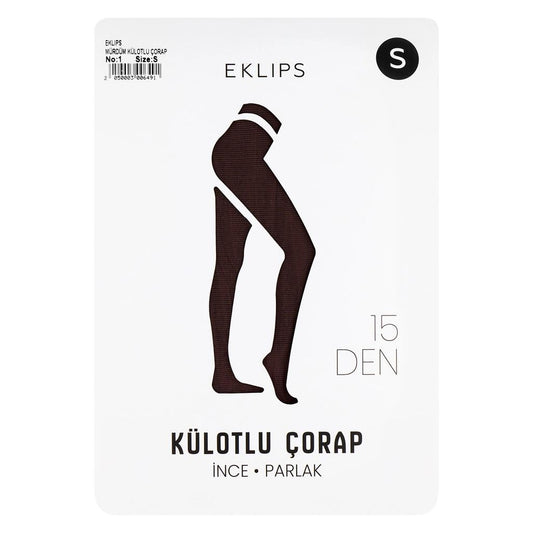 Eklips Plum Pantyhose Soft Stretch Opaque Tights Size S by Beauty Care Bag