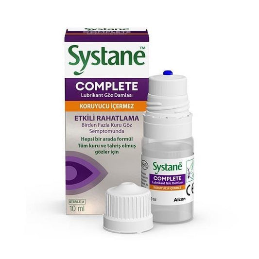 Systane Complete Lubricant Eye Drops for Dry Eye Relief 10ml by Beauty Care Bag