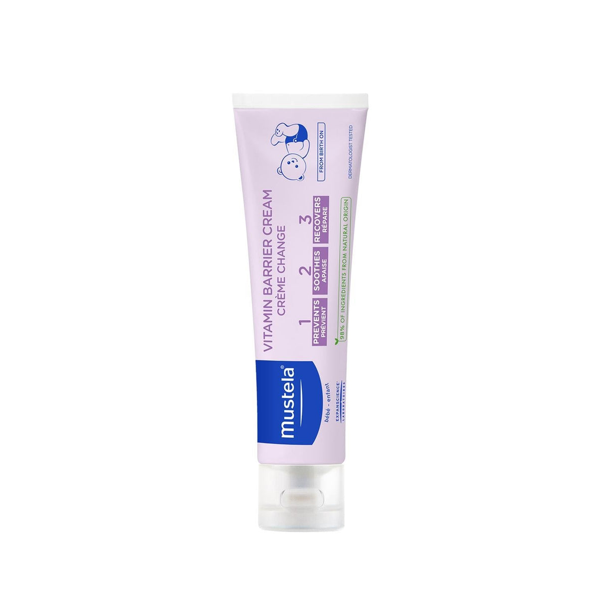 Mustela Vitamin Barrier 1-2-3 Diaper Cream 100 ml by Beauty Care Bag