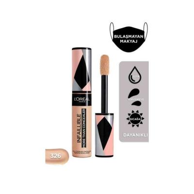 Loreal Paris Infaillible Concealer - High Coverage, Long Lasting Makeup for All Skin Types - 0.37 fl oz by Beauty Care Bag
