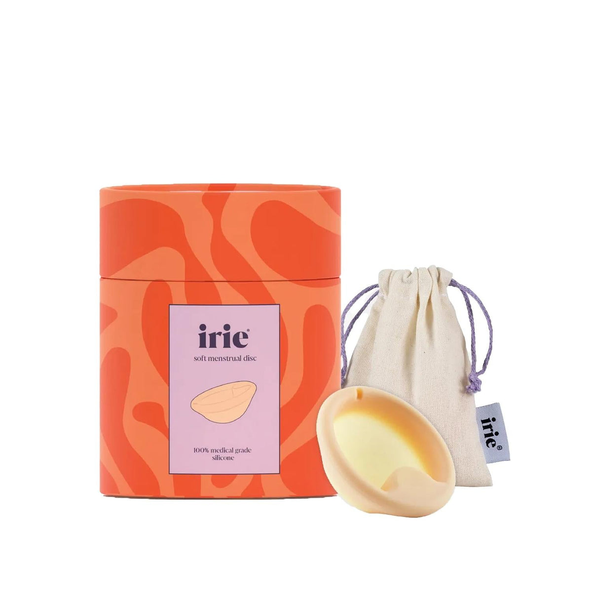 irie reusable menstrual disc in Nude