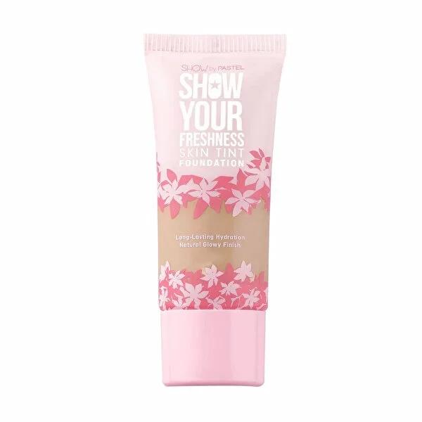Show By Pastel Vegan Foundation - Cruelty Free, Lightweight Coverage for Natural Look - Dermatologically Approved by Beauty Care Bag
