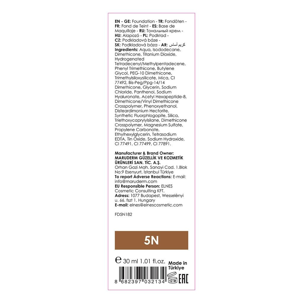 Maruderm Make Up Your Shades Foundation 5N 30ml by Beauty Care Bag