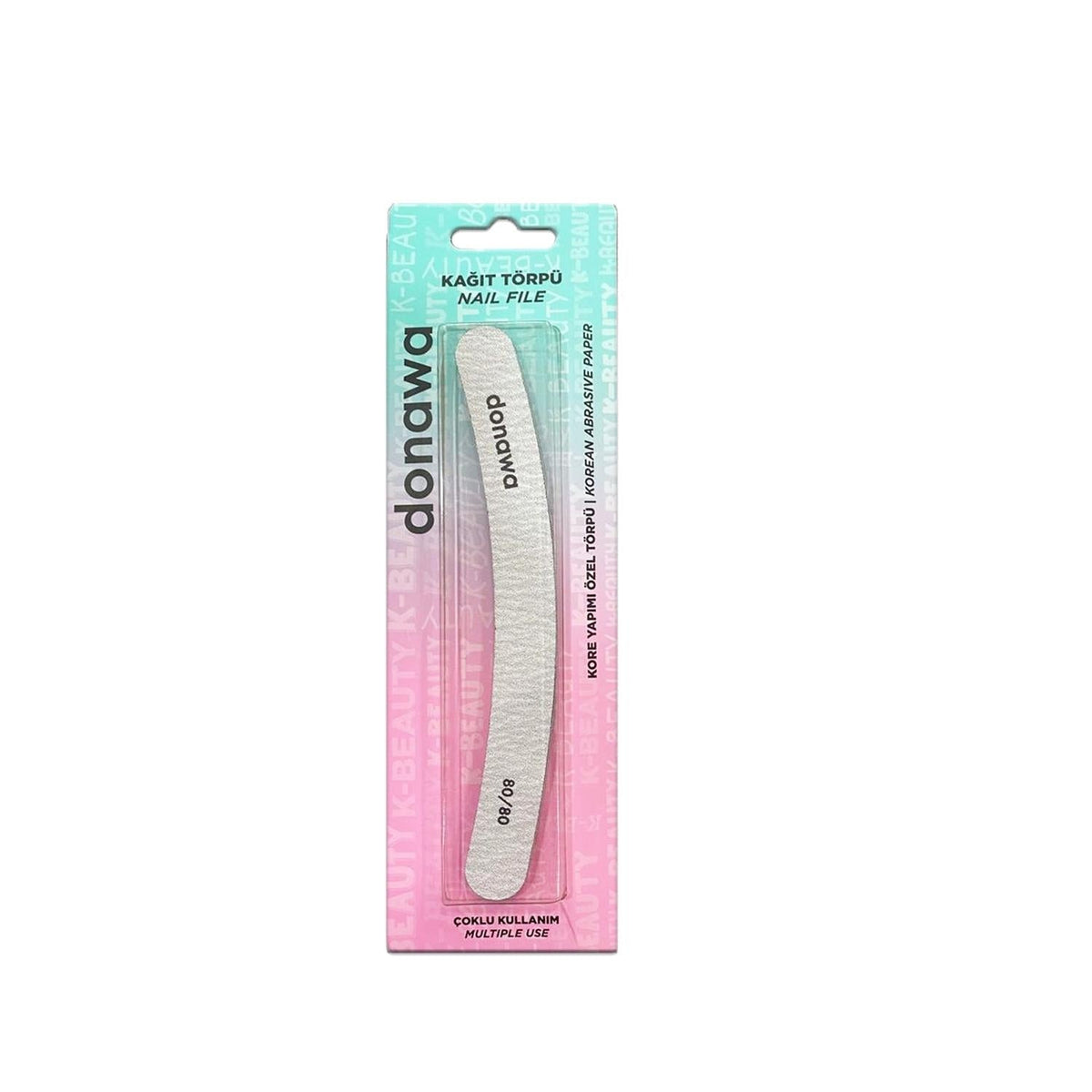 Donawa Paper Nail File 1823 - Gentle Nail Shaping & Smoothing Tool for Personal Grooming & Nail Care by Beauty Care Bag