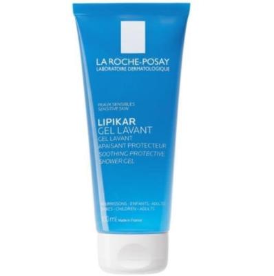 La Roche Posay Lipikar Gentle Cleansing Gel for Dry Sensitive Skin - Soothing Relief for Face & Body, Hypoallergenic, 3.38 fl oz by Beauty Care Bag