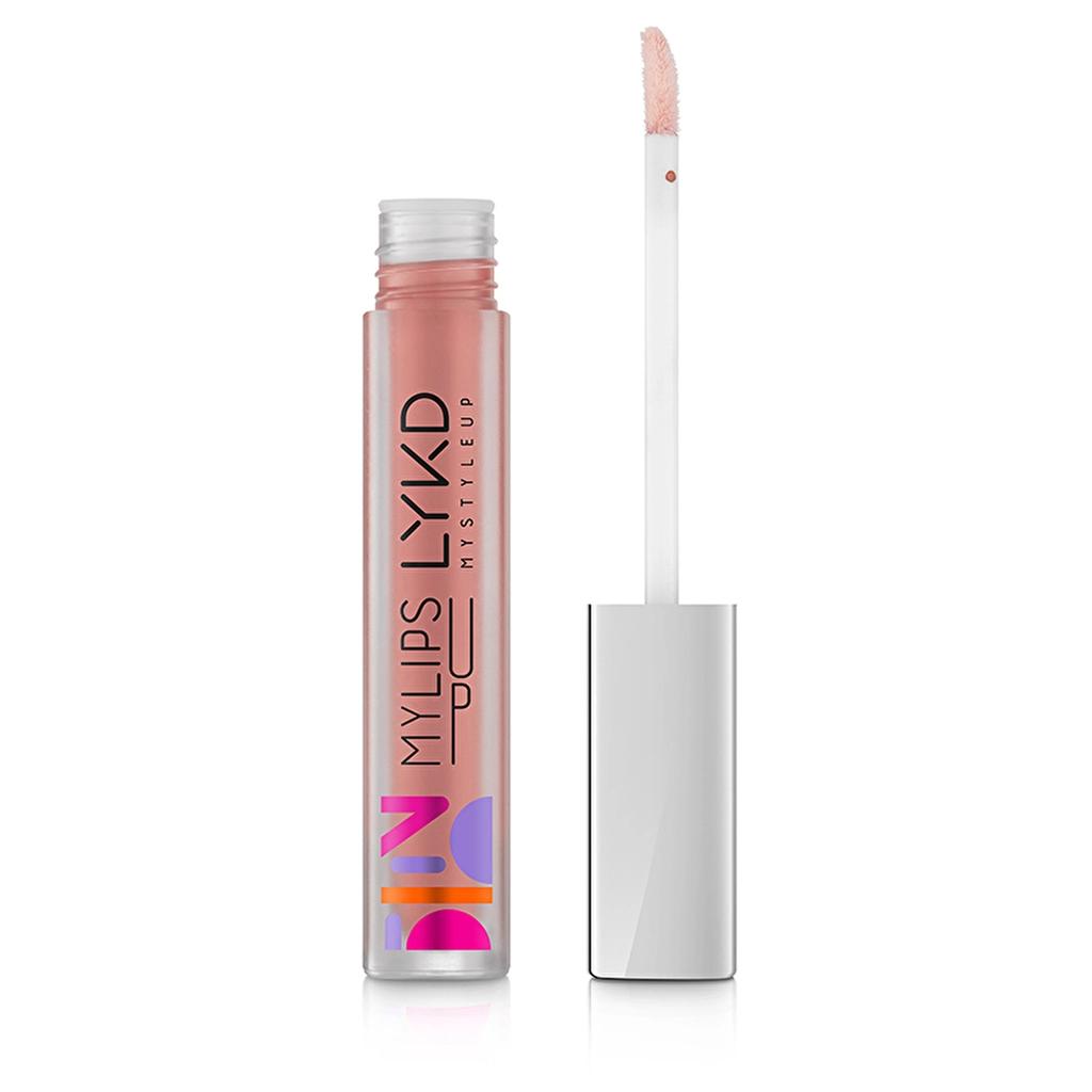 LYKD Liquid Matte Lipstick 129 Nude Up Velvet Finish by Beauty Care Bag