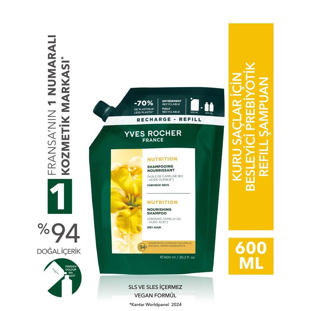 Nutrition Prebiotic Refill Shampoo for Dry Hair 500ml by Beauty Care Bag