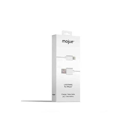 Mojue 100cm Type-A to Lightning Cable White - Apple Charging & Data Sync Cable by Beauty Care Bag