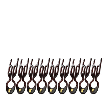 Fiona Franchimon No. 1 Hairpin Brown Hair Pins 9 Count by Beauty Care Bag