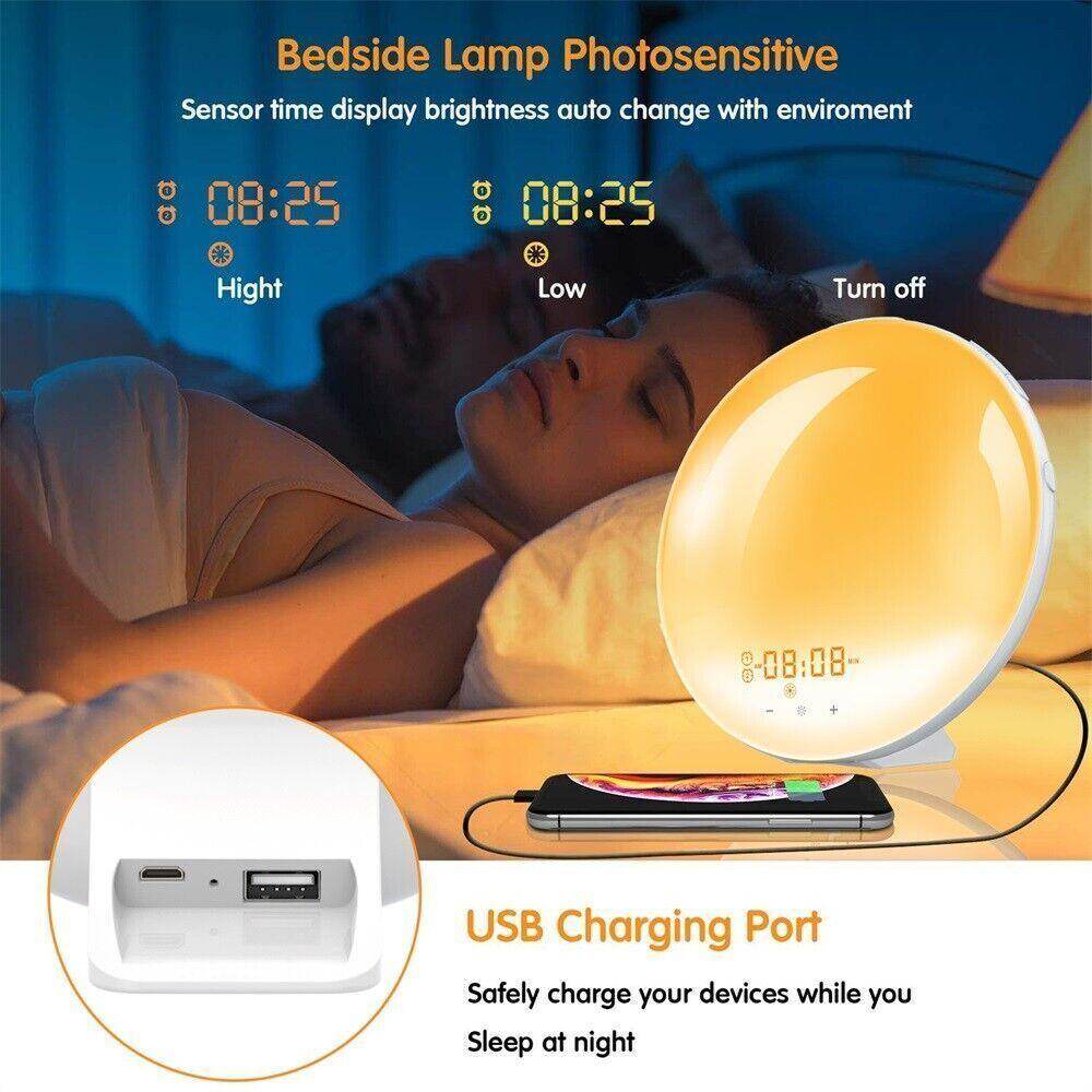 Wake Up Sunrise Simulation Alarm ClockAlarm ClocksTorqelo.com