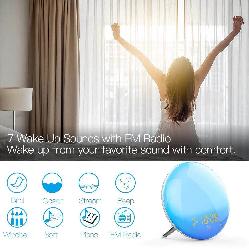 Wake Up Sunrise Simulation Alarm ClockAlarm ClocksTorqelo.com