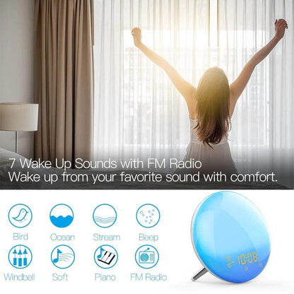 Wake Up Sunrise Simulation Alarm ClockAlarm ClocksTorqelo.com
