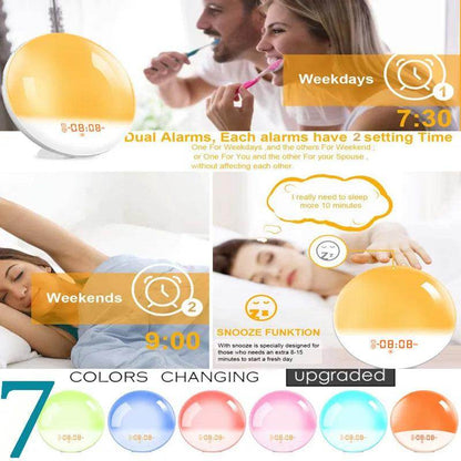 Wake Up Sunrise Simulation Alarm ClockAlarm ClocksTorqelo.com