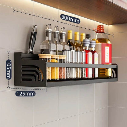 Wall-Mounted Kitchen Spice Rack Organizerspice organizerTorqelo.com