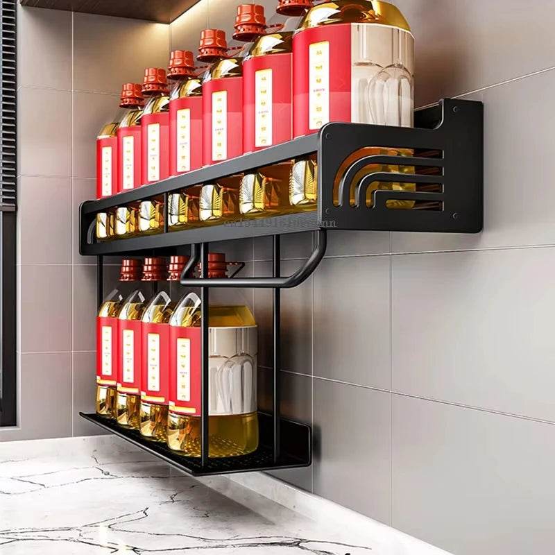 Wall-Mounted Kitchen Spice Rack Organizerspice organizerTorqelo.com