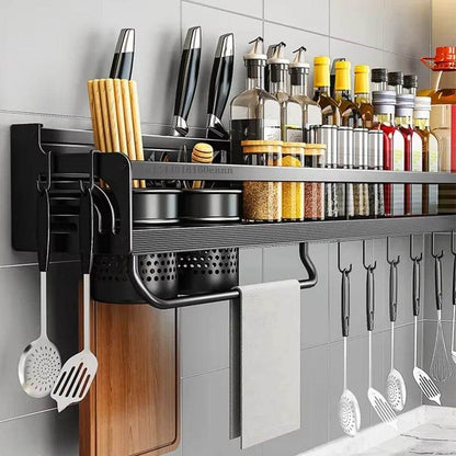 Wall-Mounted Kitchen Spice Rack Organizerspice organizerTorqelo.com
