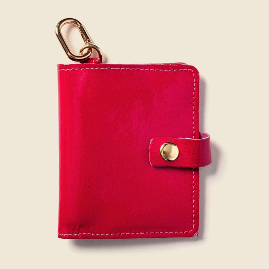 Wallet with Snap and Key Ring - Hot PinkSmall BifoldTorqelo.com