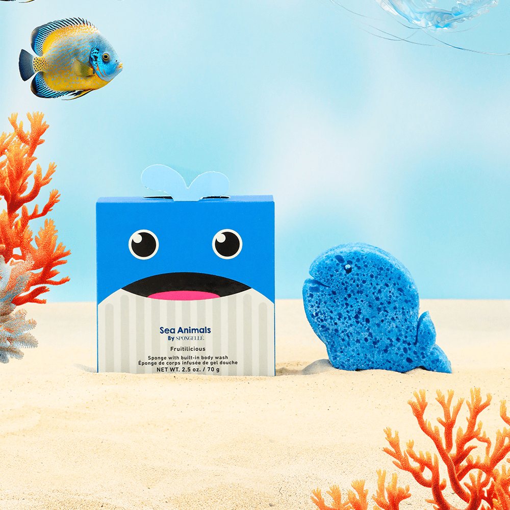 Walter Whale | Sea AnimalsBody Wash Infused BufferTorqelo.com