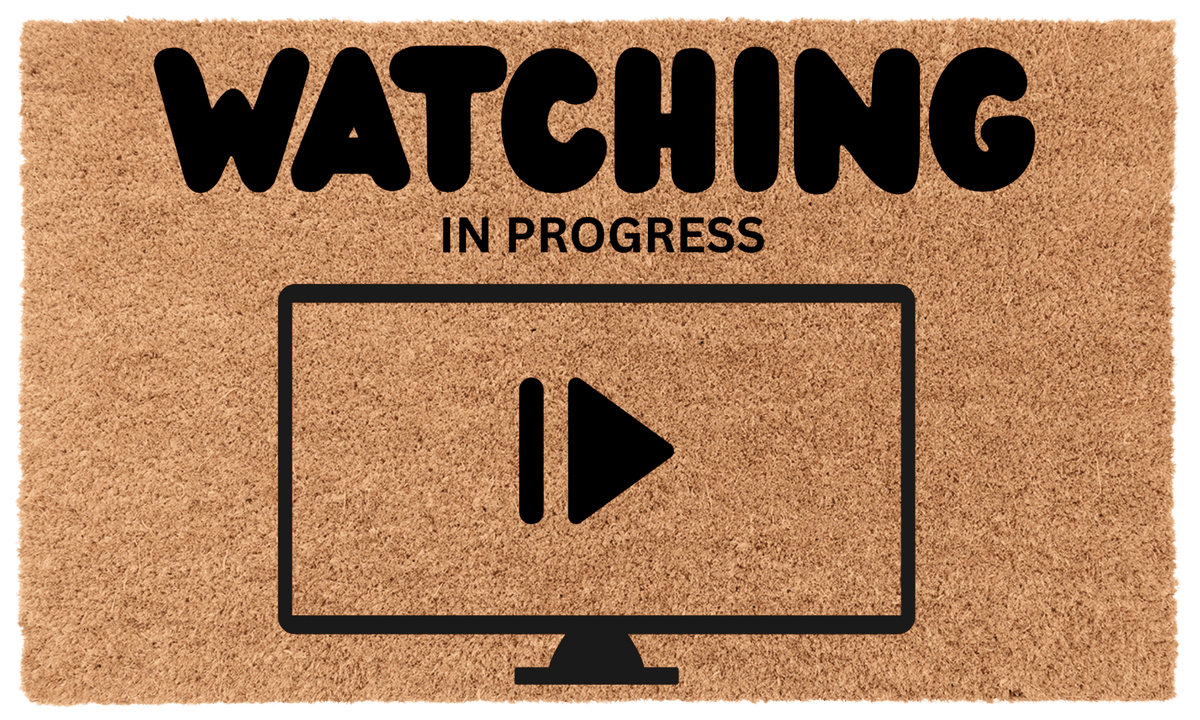 Watching in Progress Coir MatTorqelo.com