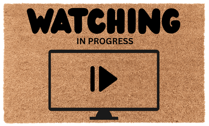 Watching in Progress Coir MatTorqelo.com