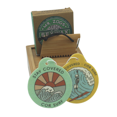 Bamboo Wax Comb and Box Set by COR Surf
