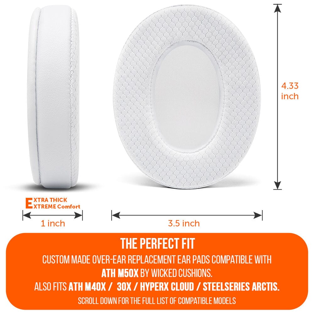 WC FreeZe - Hybrid Cooling Gel Infused Ear Pads for ATH M50XCooling Gel Ear PadsTorqelo.com