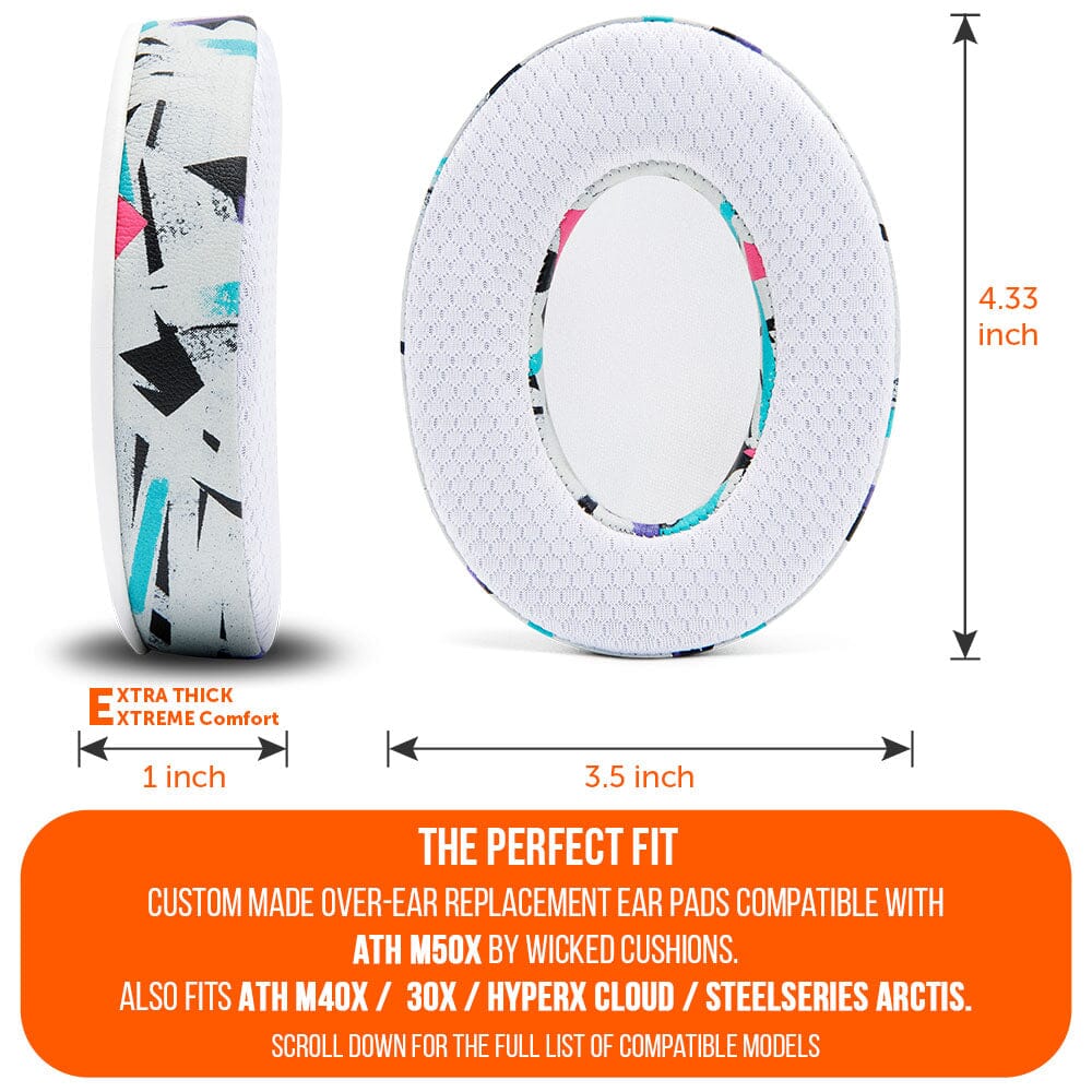 WC FreeZe - Hybrid Cooling Gel Infused Ear Pads for ATH M50XCooling Gel Ear PadsTorqelo.com