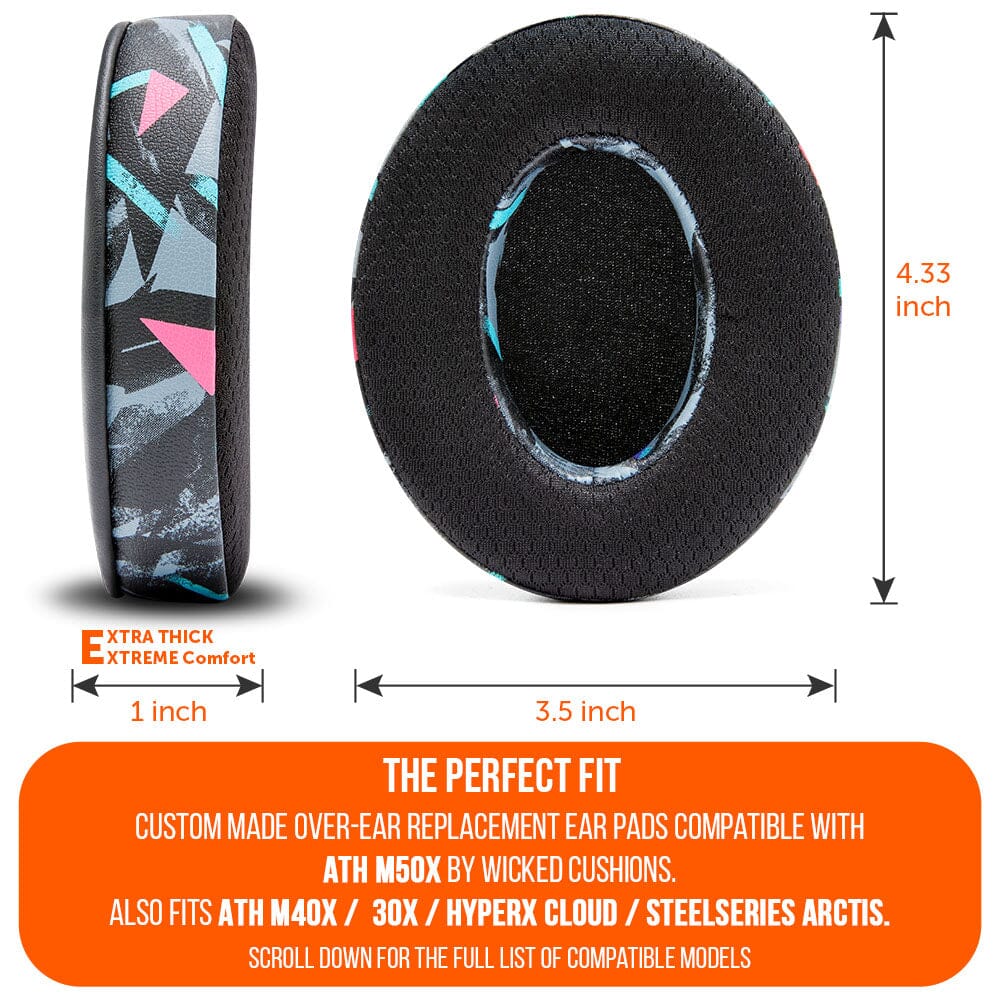 WC FreeZe - Hybrid Cooling Gel Infused Ear Pads for ATH M50XCooling Gel Ear PadsTorqelo.com