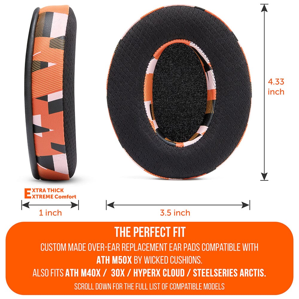 WC FreeZe - Hybrid Cooling Gel Infused Ear Pads for ATH M50XCooling Gel Ear PadsTorqelo.com