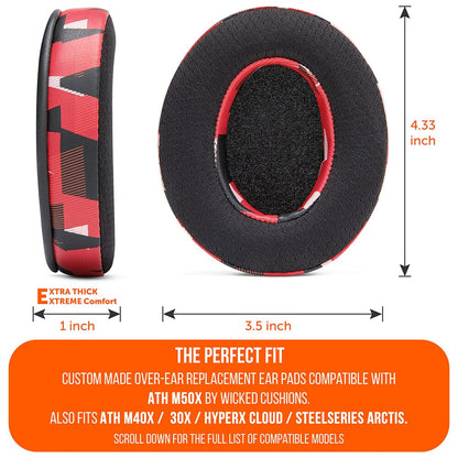 WC FreeZe - Hybrid Cooling Gel Infused Ear Pads for ATH M50XCooling Gel Ear PadsTorqelo.com