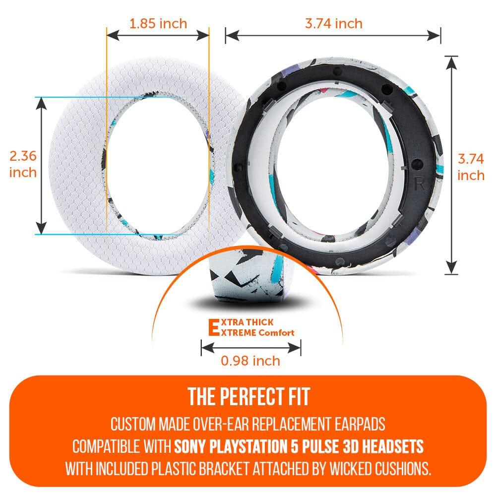 WC FreeZe Pulse 3D - Cooling Gel Earpads For PS5 Pulse 3D HeadsetCooling Gel Ear PadsTorqelo.com