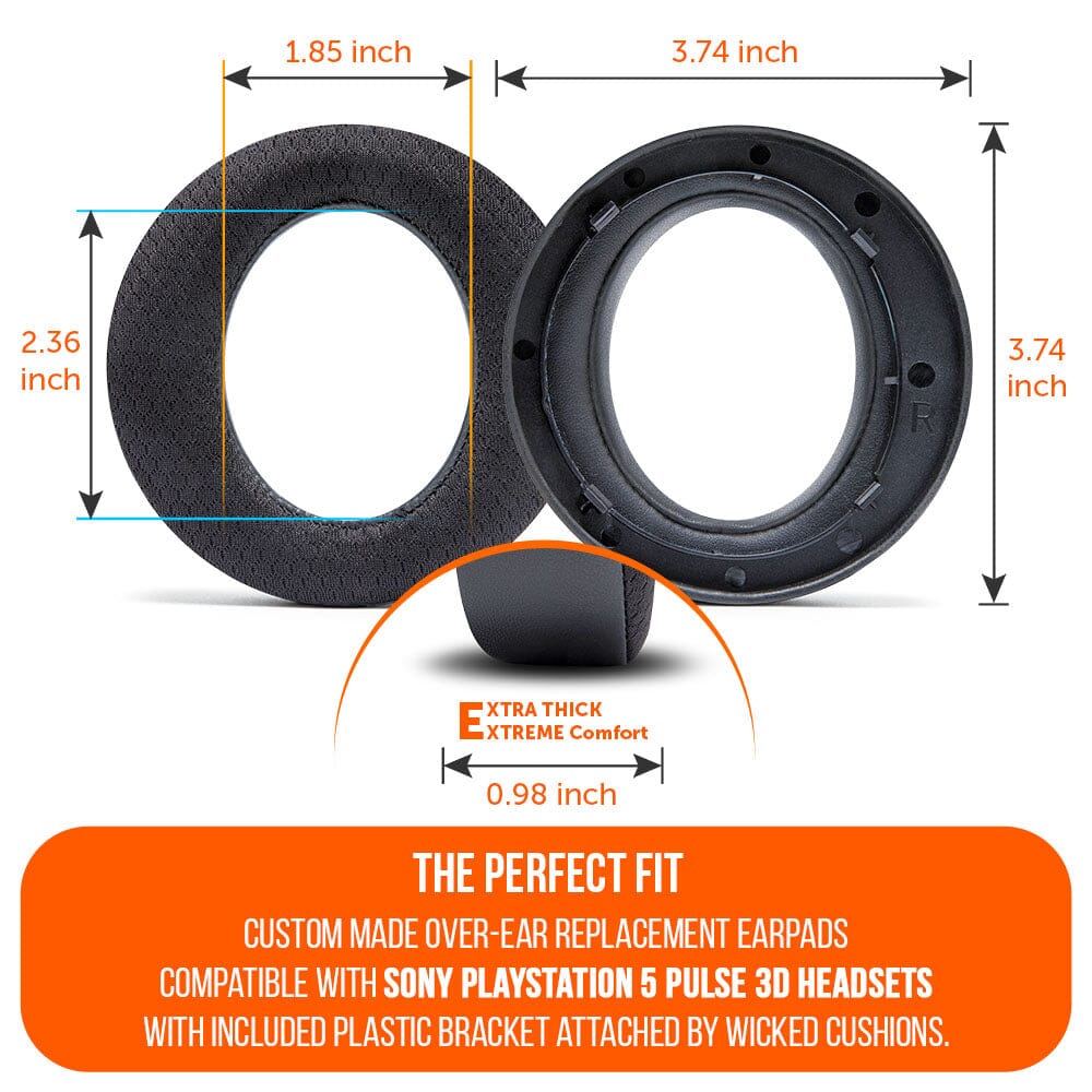 WC FreeZe Pulse 3D - Cooling Gel Earpads For PS5 Pulse 3D HeadsetCooling Gel Ear PadsTorqelo.com