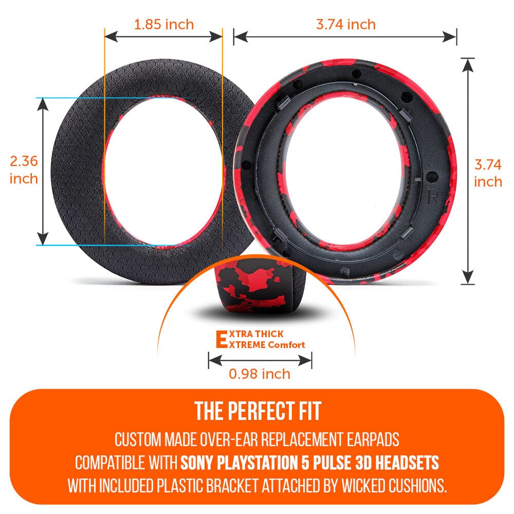 WC FreeZe Pulse 3D - Cooling Gel Earpads For PS5 Pulse 3D HeadsetCooling Gel Ear PadsTorqelo.com