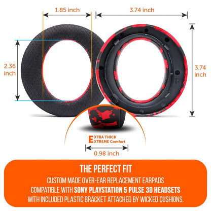 WC FreeZe Pulse 3D - Cooling Gel Earpads For PS5 Pulse 3D HeadsetCooling Gel Ear PadsTorqelo.com