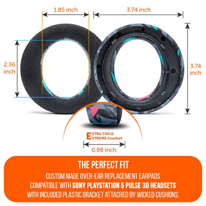 WC FreeZe Pulse 3D - Cooling Gel Earpads For PS5 Pulse 3D HeadsetCooling Gel Ear PadsTorqelo.com