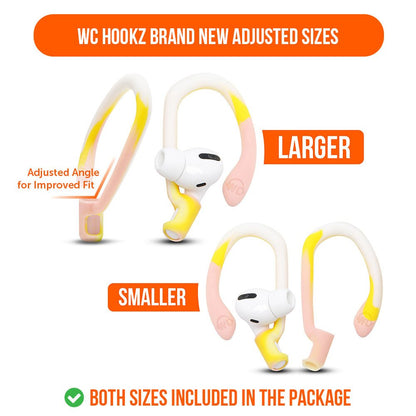 WC HookZ - Over Ear Hooks for Airpods Pro 1, 2 & Airpods 1, 2, 3Earbuds EarhooksTorqelo.com