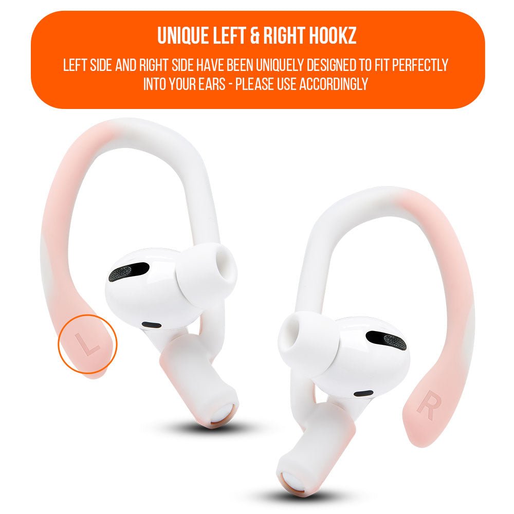 WC HookZ - Over Ear Hooks for Airpods Pro 1, 2 & Airpods 1, 2, 3Earbuds EarhooksTorqelo.com