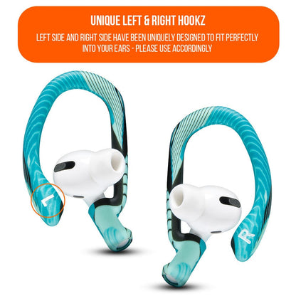 WC HookZ - Over Ear Hooks for Airpods Pro 1, 2 & Airpods 1, 2, 3Earbuds EarhooksTorqelo.com