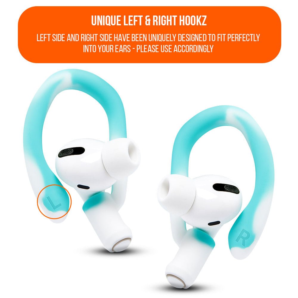 WC HookZ - Over Ear Hooks for Airpods Pro 1, 2 & Airpods 1, 2, 3Earbuds EarhooksTorqelo.com