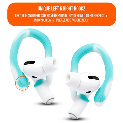 WC HookZ - Over Ear Hooks for Airpods Pro 1, 2 & Airpods 1, 2, 3Earbuds EarhooksTorqelo.com