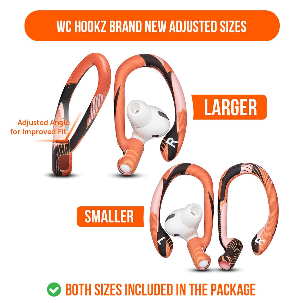 WC HookZ - Over Ear Hooks for Airpods Pro 1, 2 & Airpods 1, 2, 3Earbuds EarhooksTorqelo.com