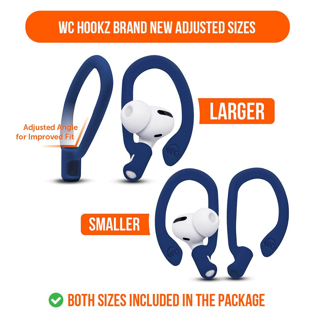 WC HookZ - Over Ear Hooks for Airpods Pro 1, 2 & Airpods 1, 2, 3Earbuds EarhooksTorqelo.com